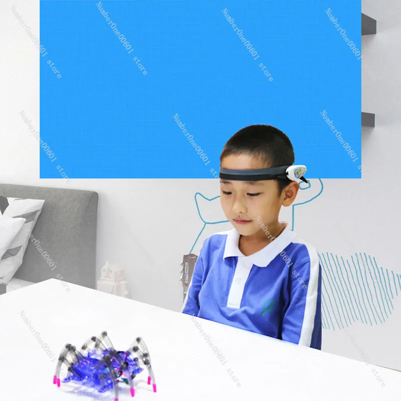 Фото Умная повязка на голову Mindlink EEG для детей, умные игрушки для контроля разума, трекер физической активности мозговой волны для взаимодействия родителей и детей №4