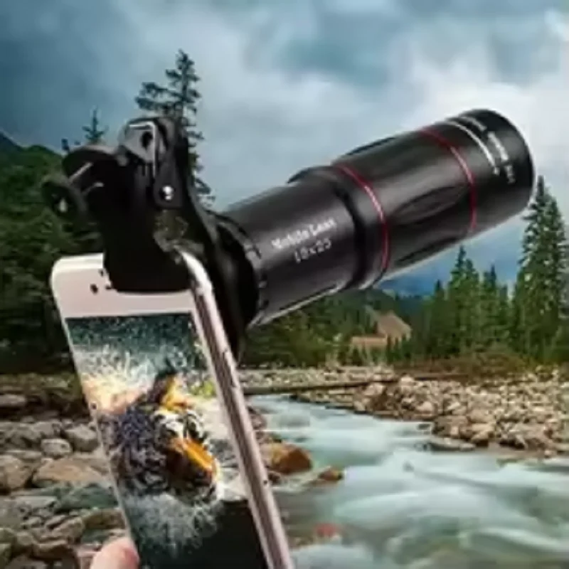 Universal Smartphone External Telephoto Camera Lens, Portable Mobile Phone Photography Auxiliary Lens