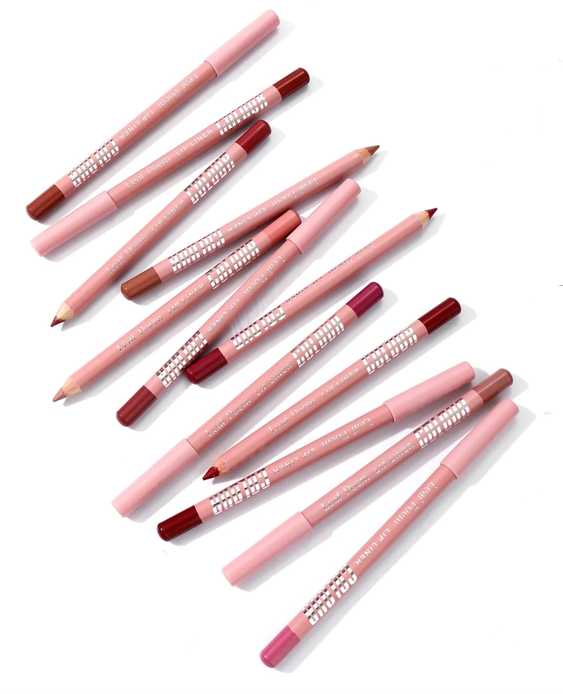Wasserfester Lippenkonturenstift In Nude Pink Und Rotbraun_voghion.com