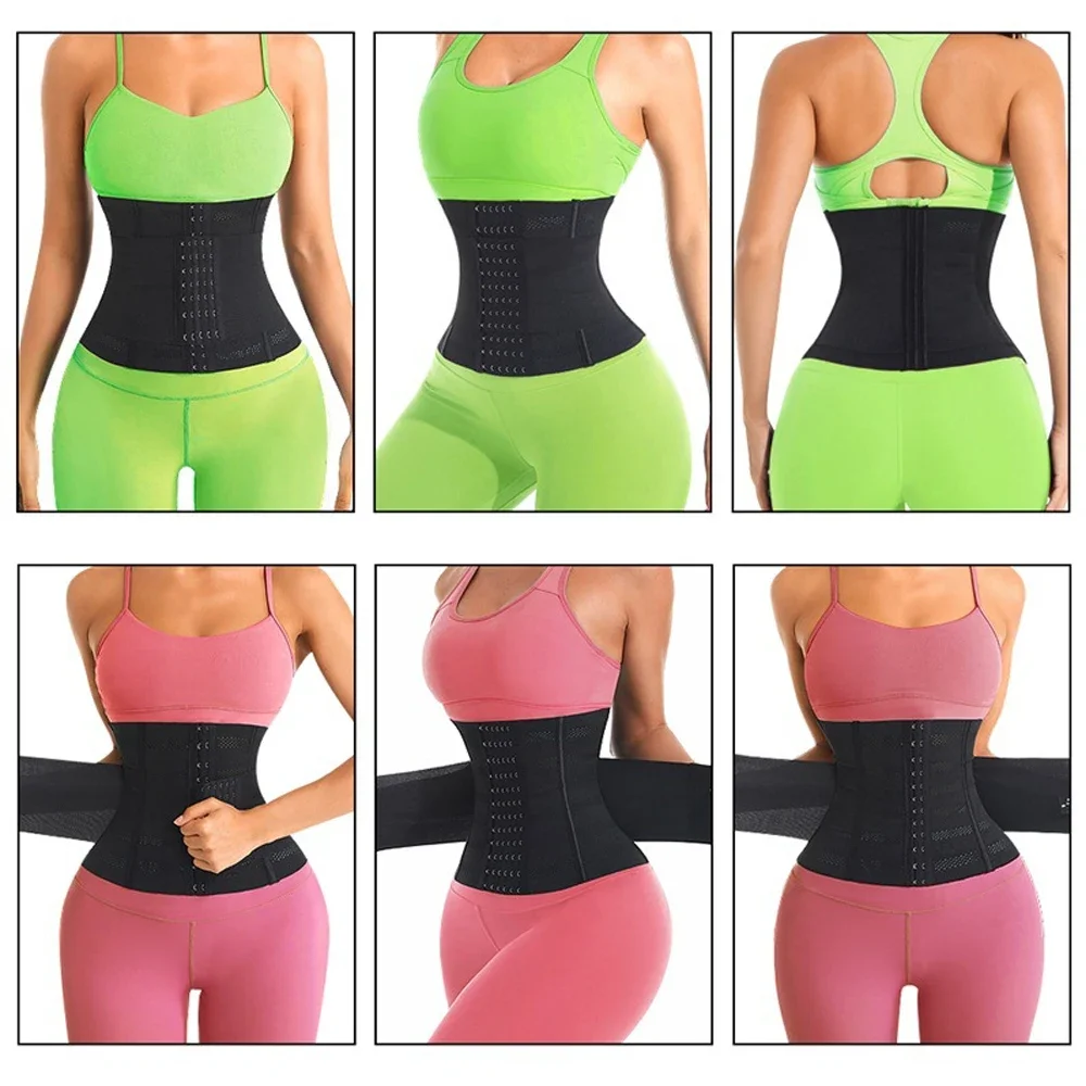 Slimming Belt Women Tummy Control Firm Waist Trainer Belt Weight Loss Workout Fitness Back Support Belts