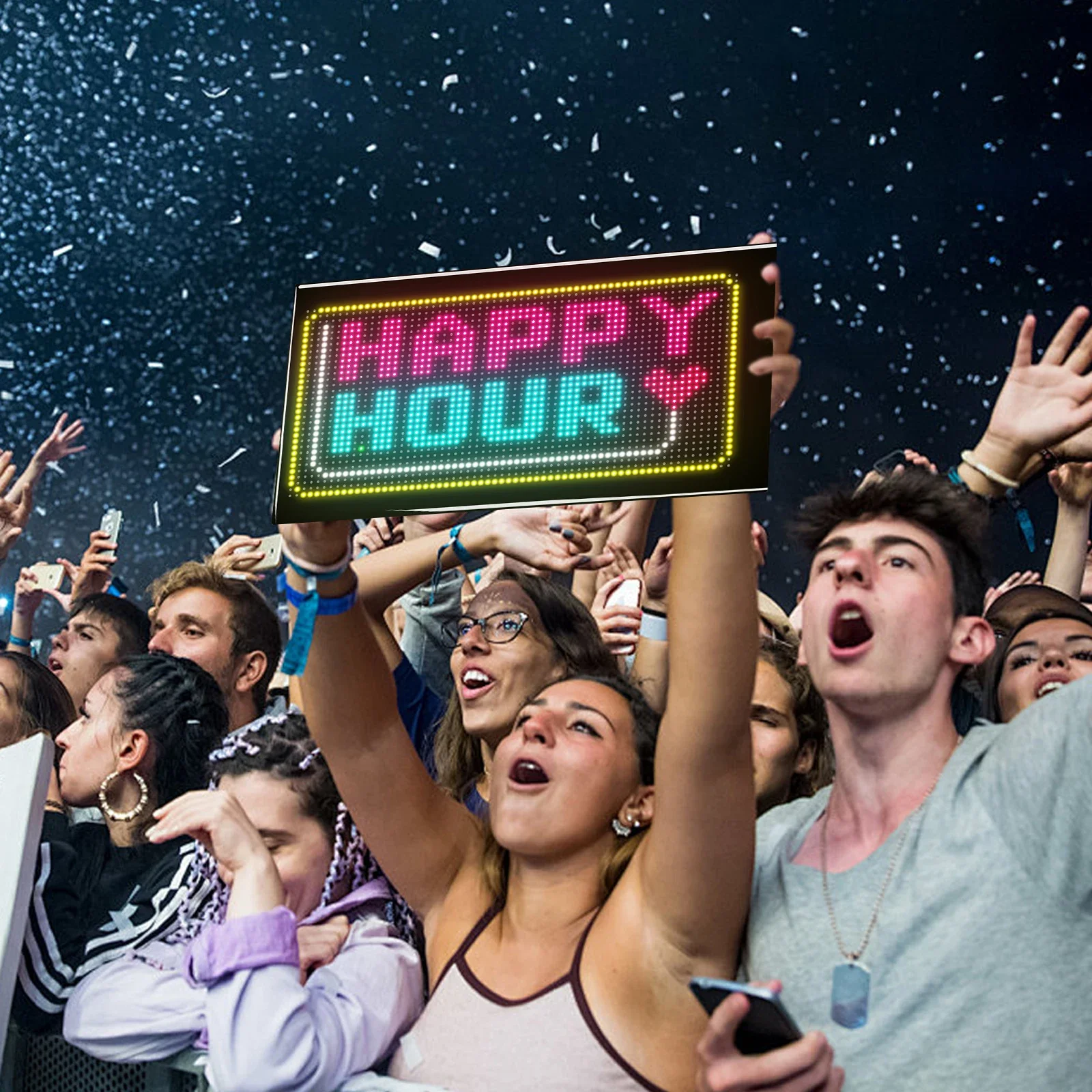 Demon Eyes Car Plus LED Logo APP LED Matrix Pixel Panel Night Light DIY Programmable Flexible LED Display Car Truck Accessorie