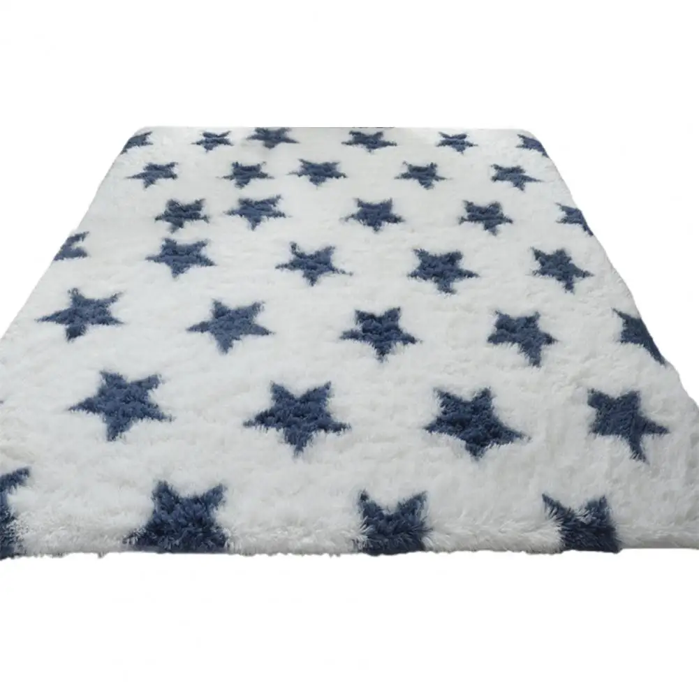 

Напольный ковер Tie-dye, мягкий пушистый коврик с краской, современный дизайн звезд, для комнаты, спальни, детской комнаты, нескользящий, можно стирать в стиральной машине
