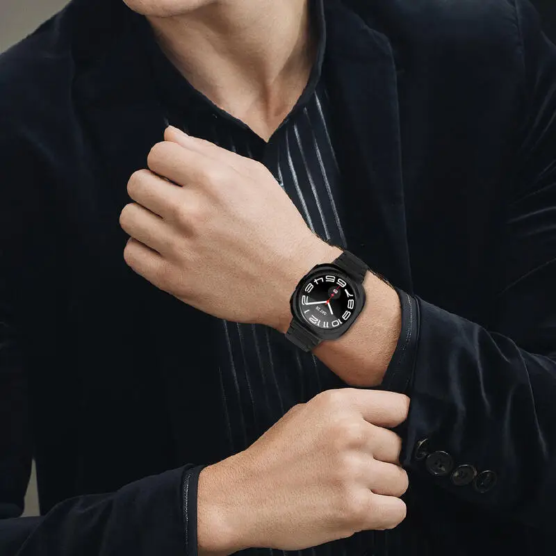 Edelstahlarmband für Samsung Galaxy Watch Ultra 47 mm, keine Lücken, Ersatzarmband für Samsung Galaxy Watch 7 Ultra 47 mm – Detail 8