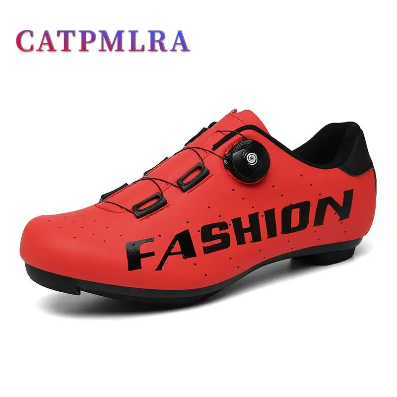 2022 New Men Cycling Shoes Lightweight Road Bike Shoes Selflocking