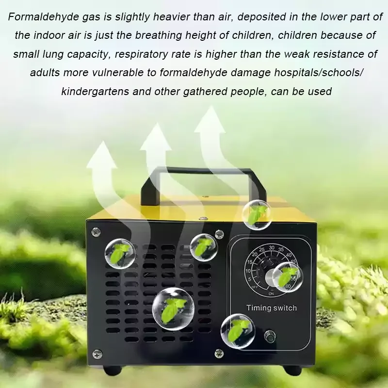 Air Purifier Ozone Generator Air Purifier Disinfection and Sterilization New House Decoration Formaldehyde Removal and Odor Removal