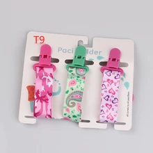

2021 Baby Anime Cartoon Forest Comfortable Material Pacifier Cute Clip Chain Clip Holder Nipples Pacifiers Soother Holders Gifts