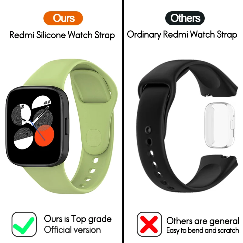 Silicone Strap Xiaomi Mi Watch 2 3 Lite Mi poco Watch band Redmi watch 2 Lite 3 Active Wrist Redmi watch lite Bracelet