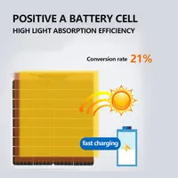 Kit de système de panneaux solaires flexibles 1000W, chargeur de batterie 12V, contrôleur 100A complet pour la prise en charge extérieure de la maison 4