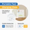 Hearing Aids CIC Binaural Rechargeable Digital For Adults With Intelligent Noise Cancellation, Full Digital Circuitry, High&Low 6