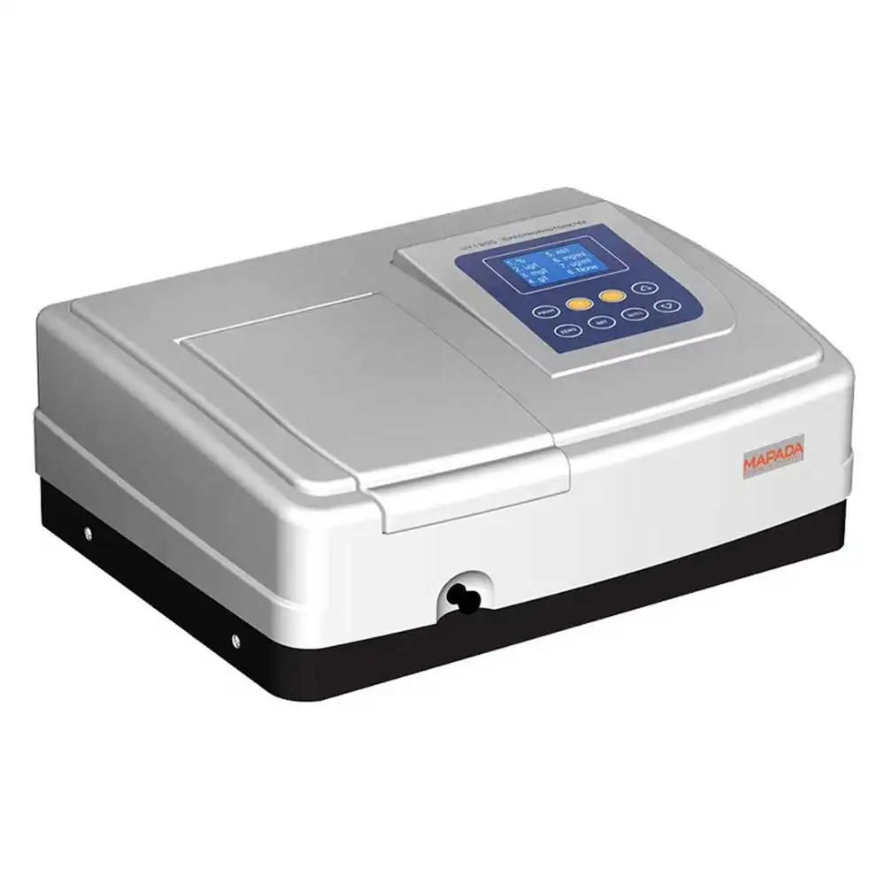 320-1100nm UV viditelné spectrophotometer  220V 110v spektrum analyzátor s softwarový V-1600PC