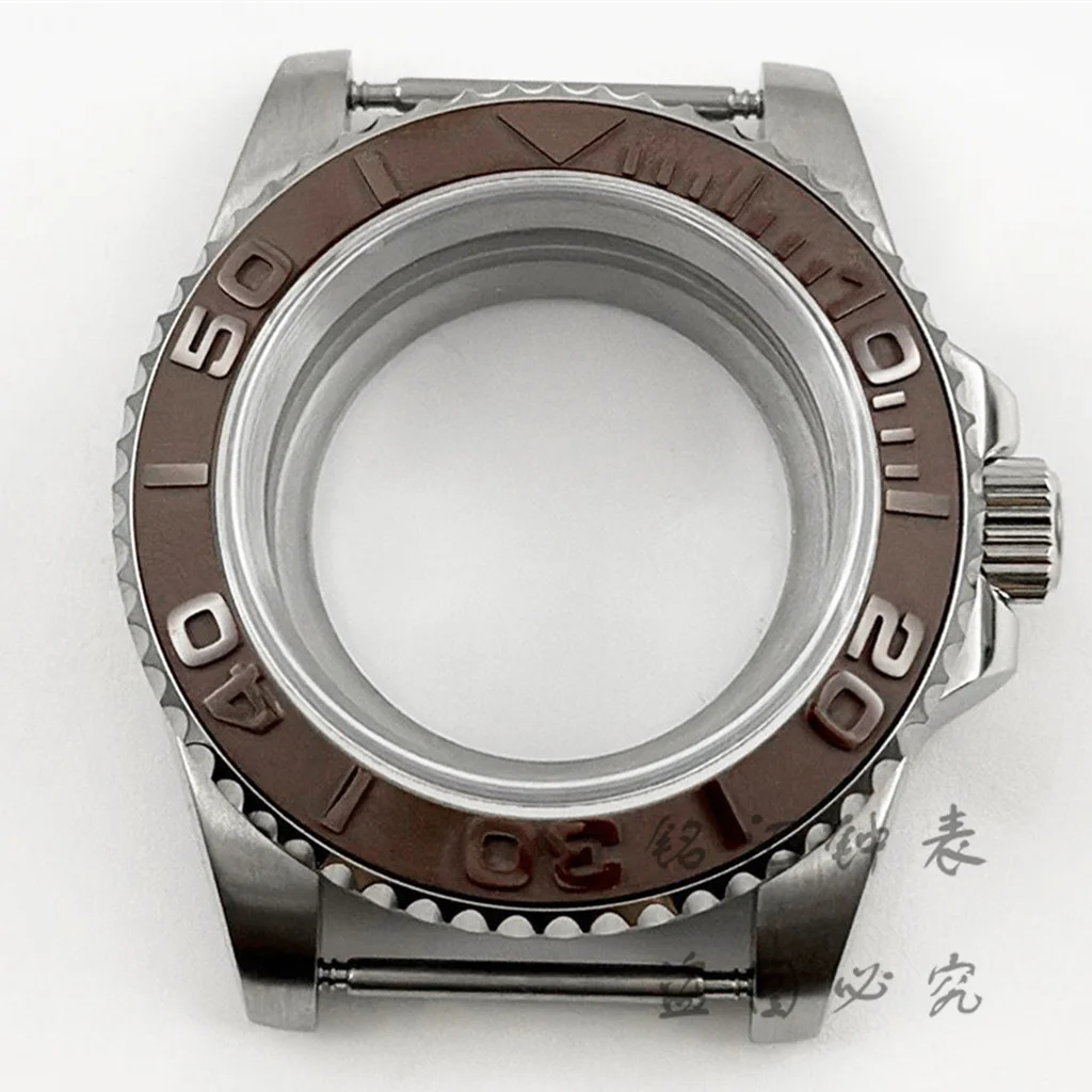 Deep Blue Bezel 40MM Diver Watch Case with Waterproof Sapphire Crystal