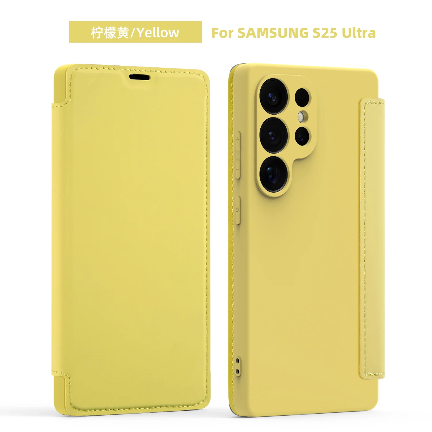 Leather Wallet Phone Case with Shockproof Matte Card Holder and Flip Liquid Silicone Cover