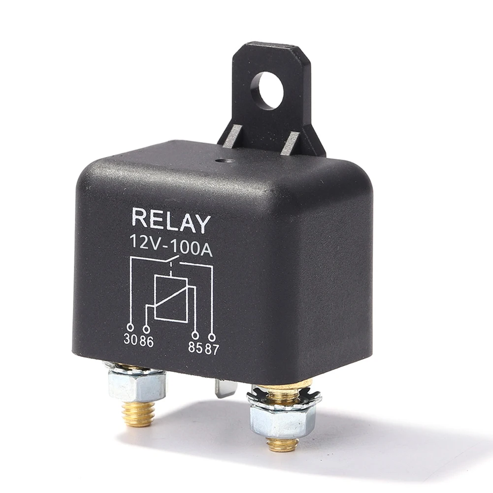 VODOOL 고전류 릴레이 시작 Relay24V/12V 100A/120A 전력 자동차 중전류 시작 릴레이 Amp 스타일 용 자동차 릴레이