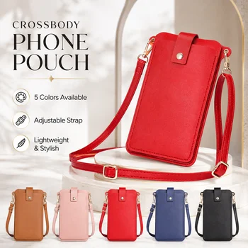 Borsa a Tracolla Casual Semplice, Borsa a Tracolla Grande Capacità, Borsa da Donna per Pendolari, Porta Cellulare, Borsa a Spalla da Donna