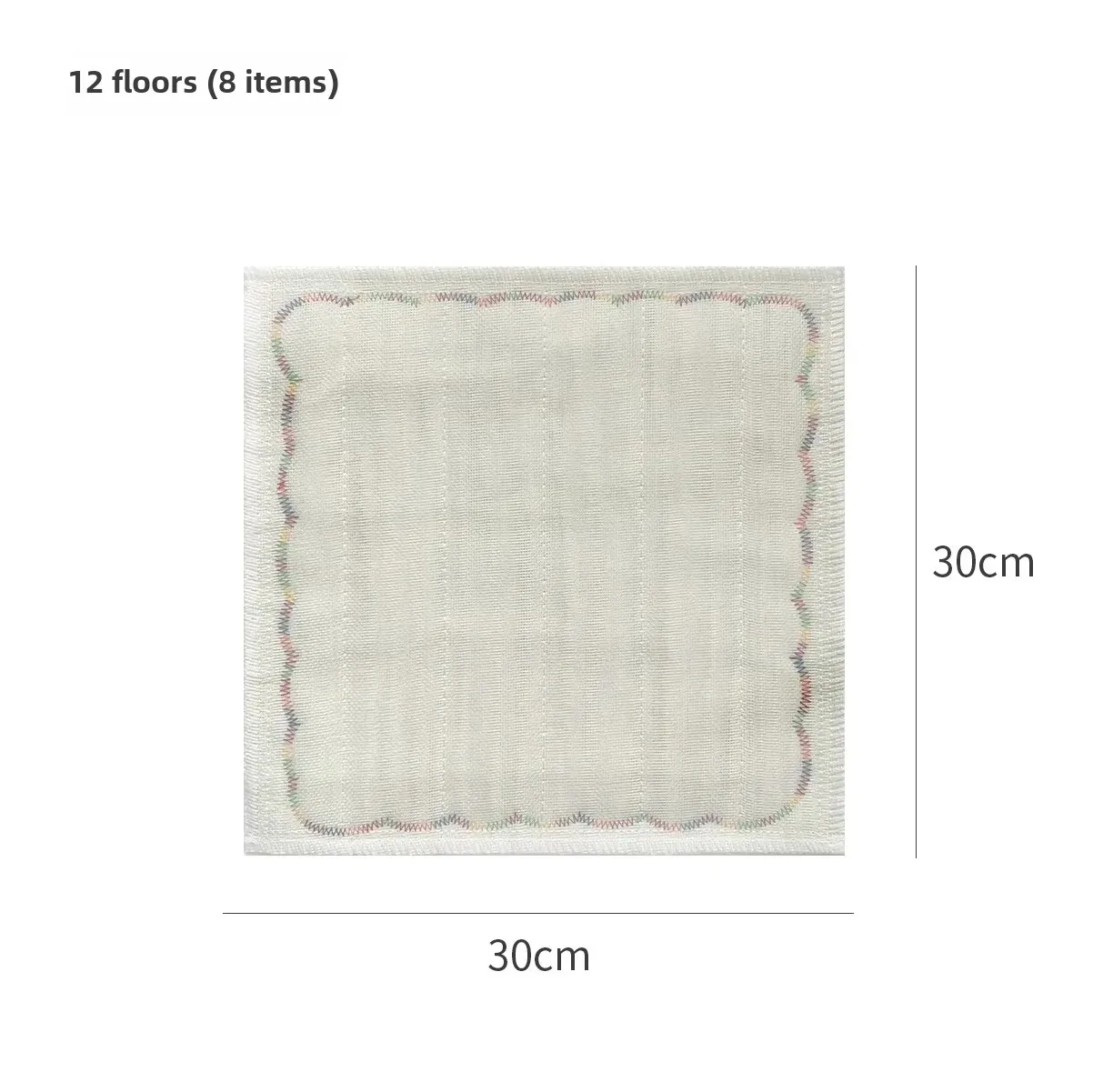 thumbnail image 1 of Paño de cocina de arcoíris, hilo de algodón, absorbente de agua, antiadherente, sin aceite, para uso doméstico, paño de limpieza de mesa, 1 of 5