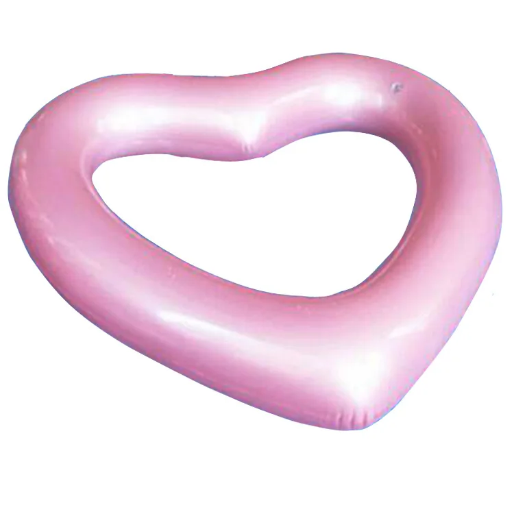 Heart Shaped Swimming Rings Water Safety Products Adult Thickened PVC Inflatable Floating Raft Swimming Accessories Life Buoy