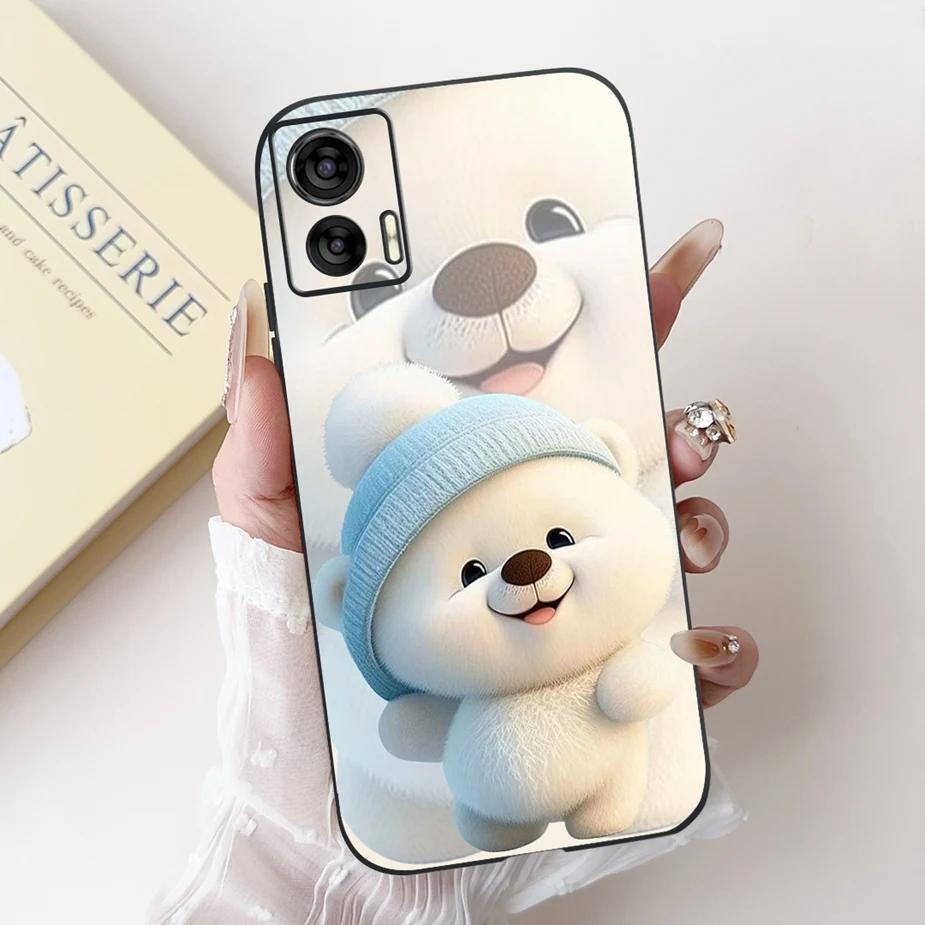 Cute Panda Cartoon Shockproof Soft TPU Phone Case for Motorola Edge 30 Lite