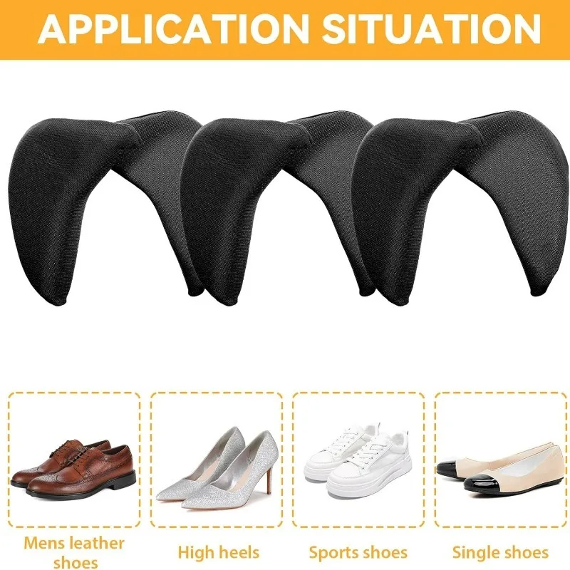 Soft Sponge Forefoot Insert Pads Women High Heel Pain Relief Shoe Palm Cushion Toe Front Filler Pad Adjustable Insoles 2/20pcs