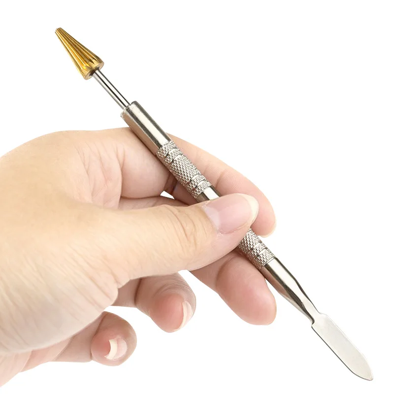 Leather Dual Head Edge Oil Gluing Dye Pen Applicator Speedy Paint Roller Tool For Leather Craft Tools Double