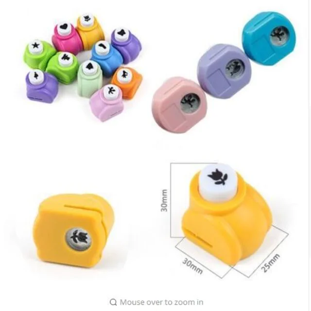 1pcs Kids toys Stamps Handmade Materials Small Embossing Device Children Card Production Flower Punching Device DIY Toy 4