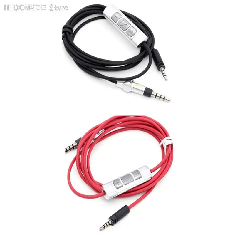 

Replacement Audio Cable For MOMENTUM Headphones Bluetooth Cord Headsets Wire Connecter Audio Cable with Mic Remoter