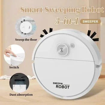 2025 Robot Vacuum Cleaner 4000Pa Strong Suction Auto Recharge Self-Cleaning Anti-Tangle Quiet Carpet Floor Pet Hair Long Battery 1