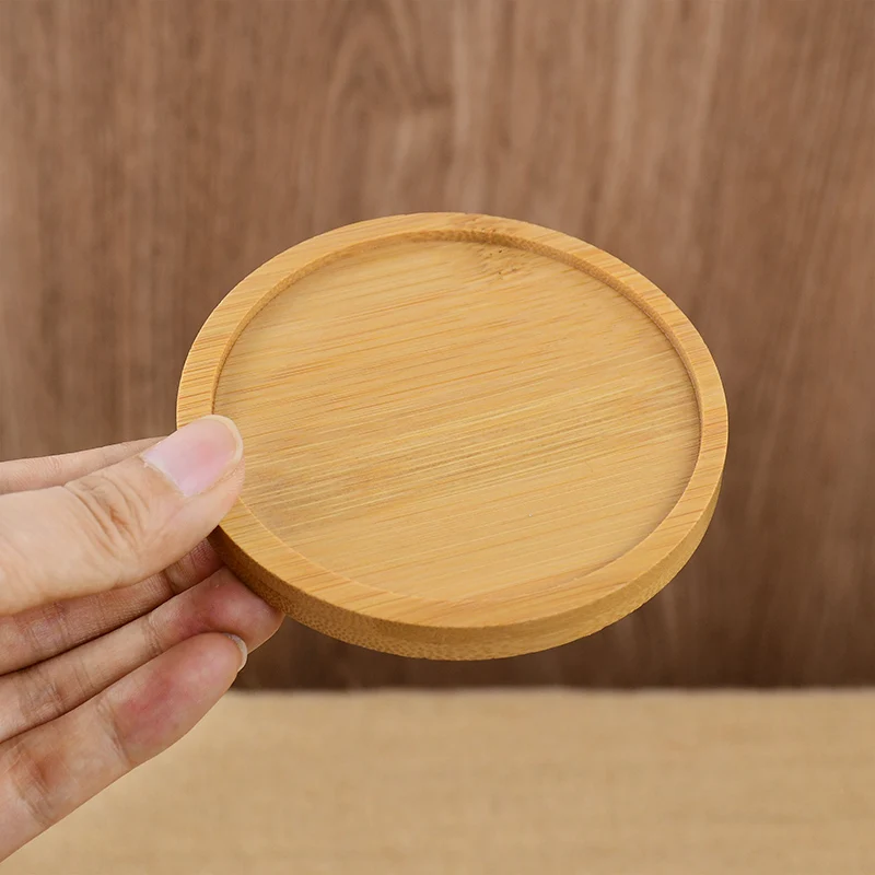 Round Square Oval Wooden Tray Countertop Bottle Organizer Holder Candles Jewelry Storage Plate Tray Bathroom Kitchen Accessories