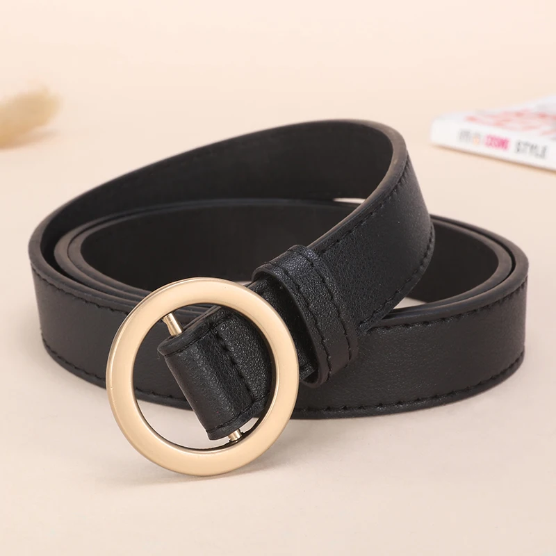 PU Leather Belts Men Korean Stylish Fashion Vintage Harajuku All