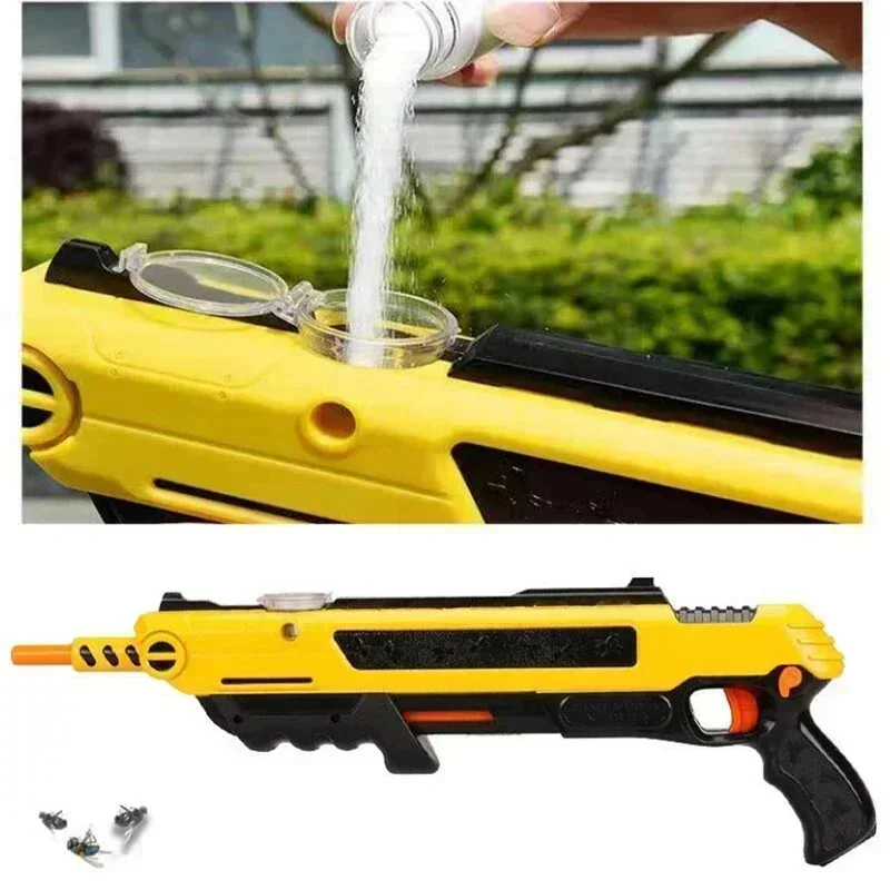 3.0 New Salt Gun Fly Killer Flie Shooting accurate Aiming Mosquito Adult Simulation Toy Eliminate Flie Shooting Game tool