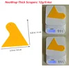 Car Plastic Scraper for Remove Decals Stickers Spatula Spreader for Applying Fillers Putties Caulks Paint Putty Knife 3