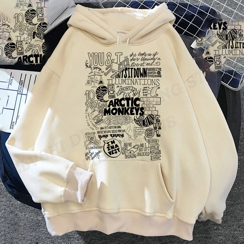 

Men's Hoodie Men Women Fashion Hoodies Sweatshirts Arctic Monkeys Hoodies Women Sweats Boy Coats Teens Sweats Rapper Clothes