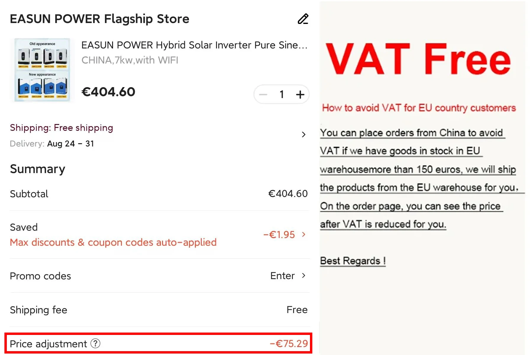 Description Picture 3 of itemEASUN POWER Hybrid Solar Inverter Pure Sine Wave MPPT 7KW 4.2KW 3.2KW 2.2KW 12V 24V 48V 220v Solar Charger Power Home Inversor