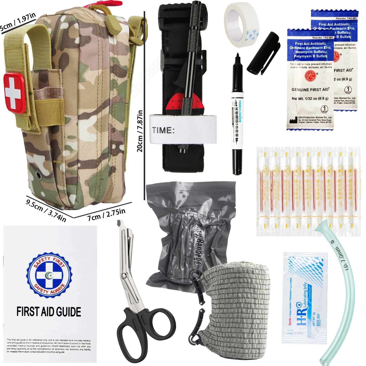 

Emergency Survival Gear Tactical First Aid Kit Military Admin Pouch EMT Camping Gear Tactical For Trauma Molle Medical EDC IFAK