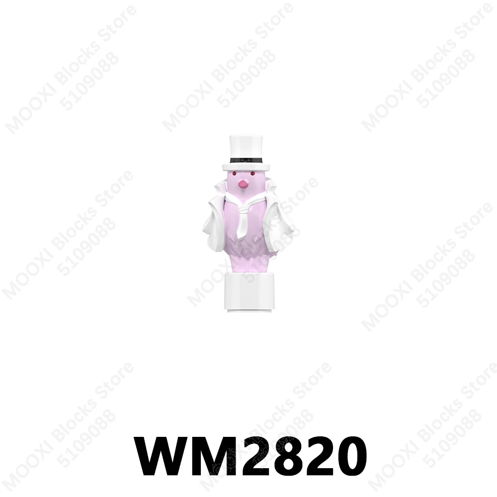 WM6196 호환 애니메이션 액션 피규어 부품 브릭 무기 액세서리 성인용 조립 블록 세트 어린이 장난감 WM2818 WM2819 WM2820