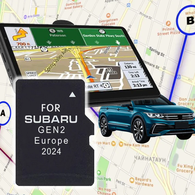 for Subaru Legacy/Outback/Forester/WRX/STI Car Update P56YH03-E TF Card GEN2 Navigation GPS EU UK CAN/USA/MEX Maps GPS