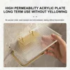 Luxury Gold Toilet Paper Holder with Shelf No Punching Acrylic Roll Paper Holder Tissue Hanger Bathroom Accessories 4