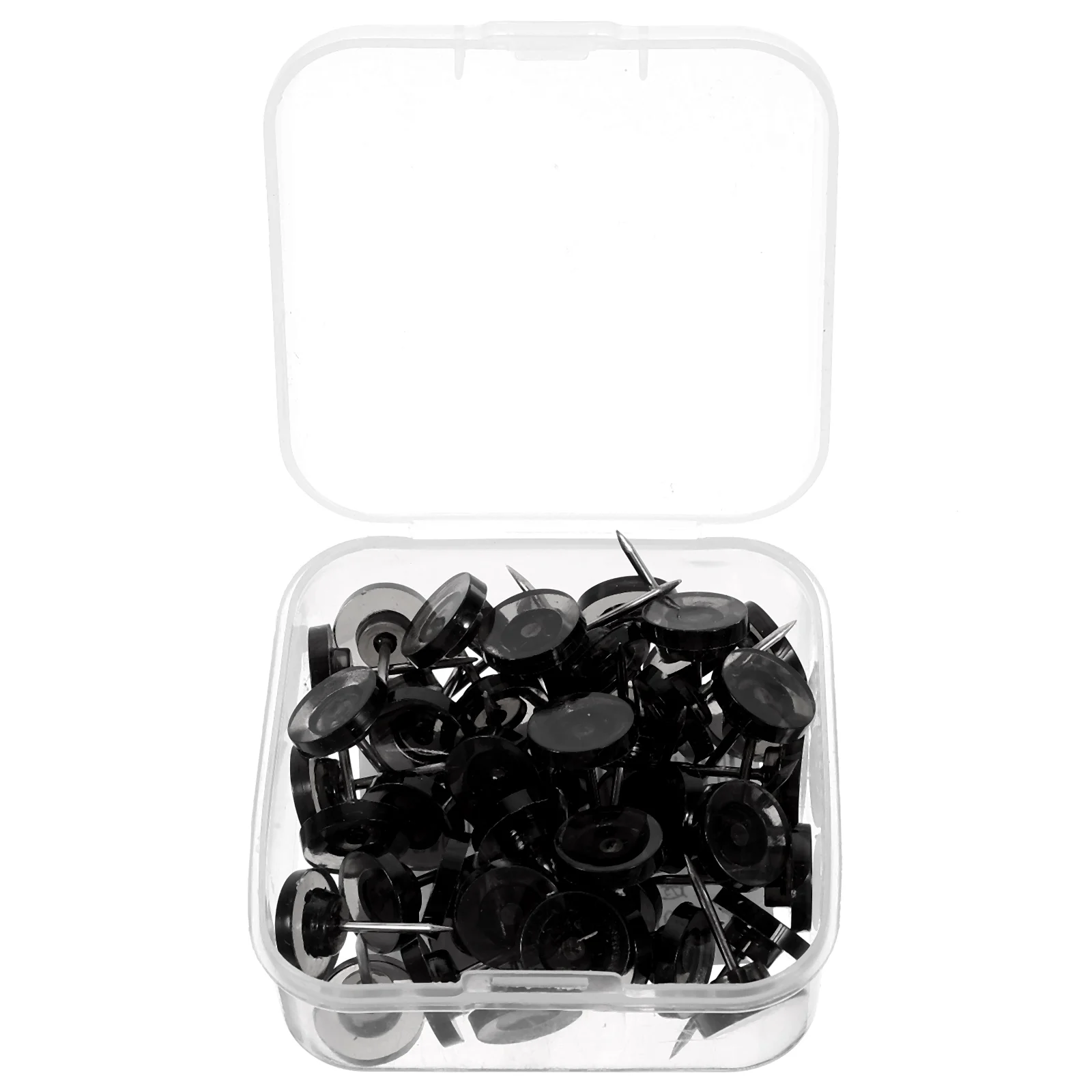 Push pins multi functional flat headed thumbtacks pin wall decoration photo pin office school picture bulletin 50pcs/box