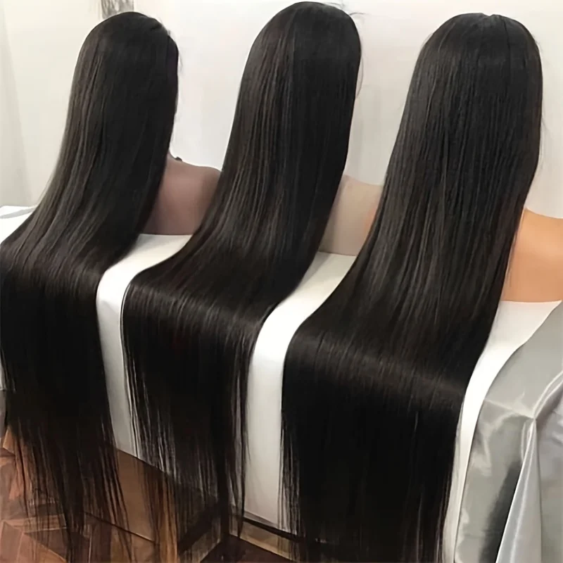 Tewjig 30 40 Inch 200 Density HD Lace Wigs Human Hair Brazilian 13x4 Bone Straight Human Hair 13x6 HD Lace Frontal Wig For Women