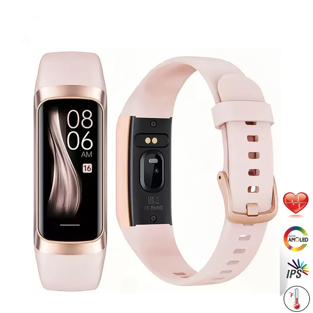 

2023 Smartwatch Bracelet For Women Female Color Screen Sports Heart Rate Health Sleep Thermometer Multi-sport Mode Smartwatch
