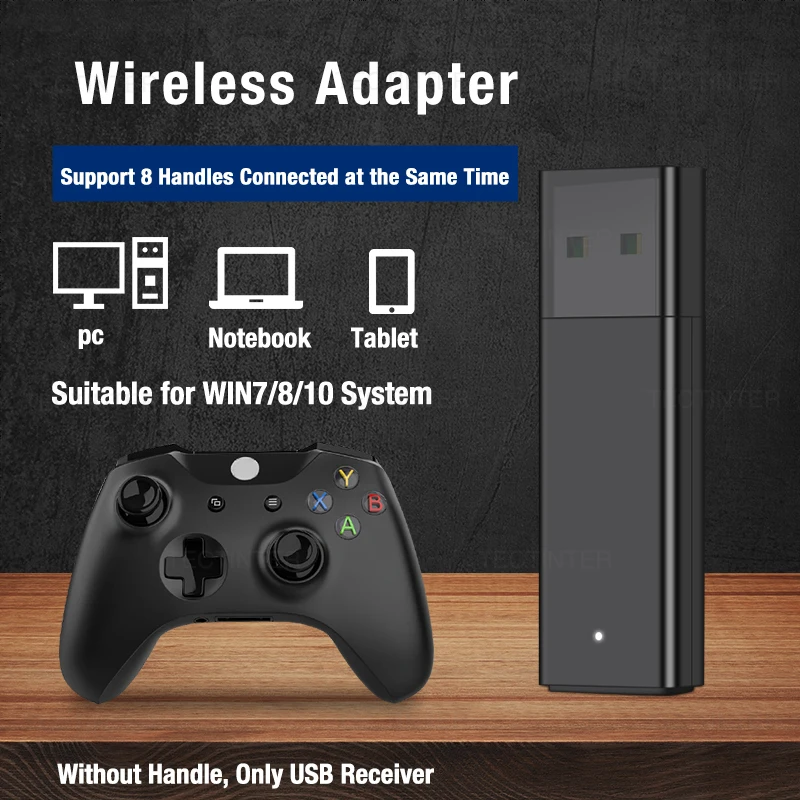  Microsoft Xbox Wireless Controller + Wireless Adapter for  Windows 10 : Video Games