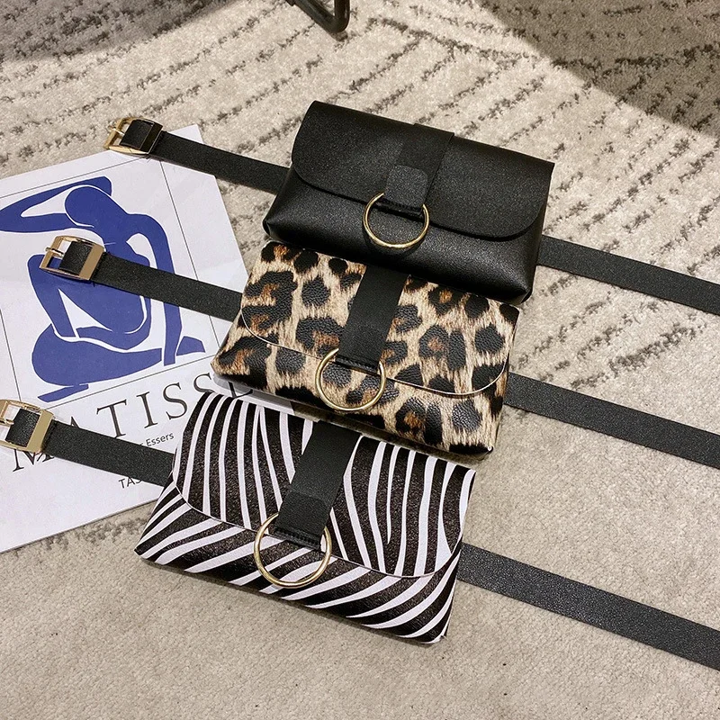 

Женская Съемная сумка через плечо, забавная поясная сумочка из искусственной кожи, Женский нагрудной мешок через плечо для телефона