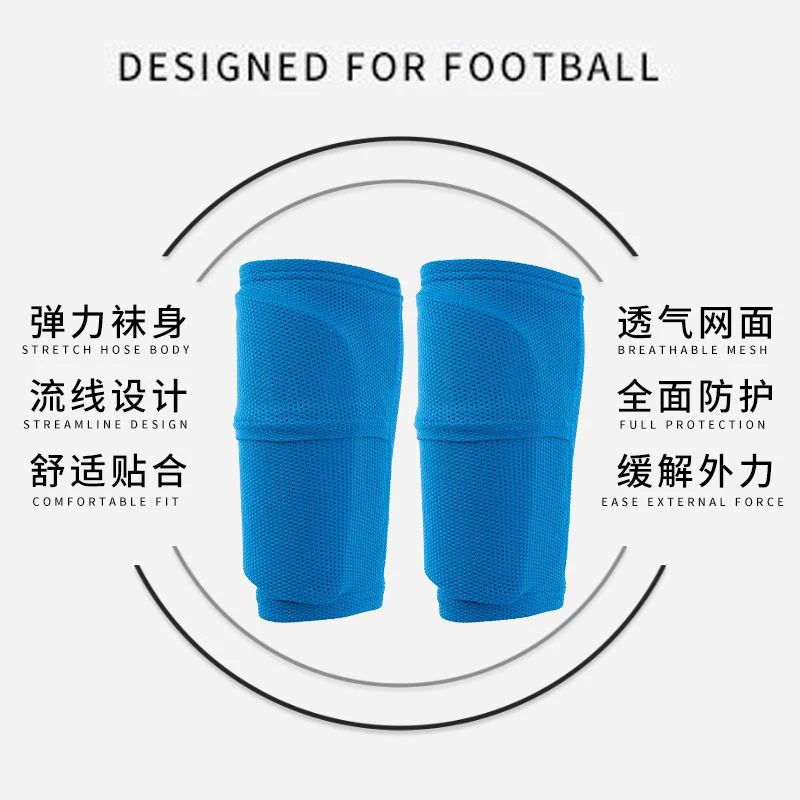 Soccer Shin Guards Calf Sleeve With Double Pocket With Football Shank Board Protective Gear 1 Kits Adults Youths Kids