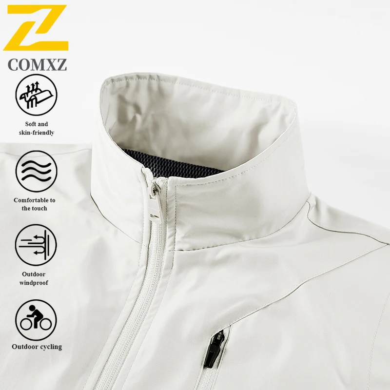 EiAO Men's Tactical Vest Summer Multi-Pocket Waterproof Windproof Outdoor Photography Fishing Streetwear Lightweight Jacket 2025