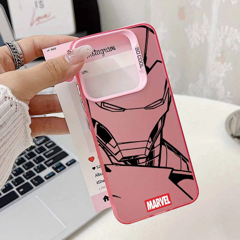Spider-Man and Iron Man Design Phone Case