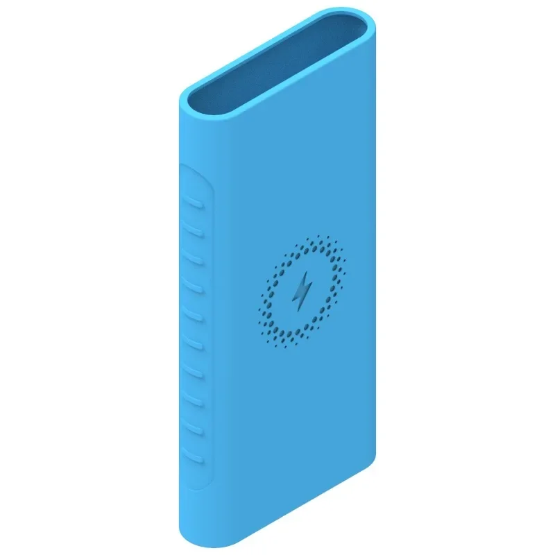 Power Bank Case 1Pc Color Soft Silicone Protective Cover for Xiaomi Wireless Power Bank 3 10000mAh Fast Charge Outdoor Anti fall