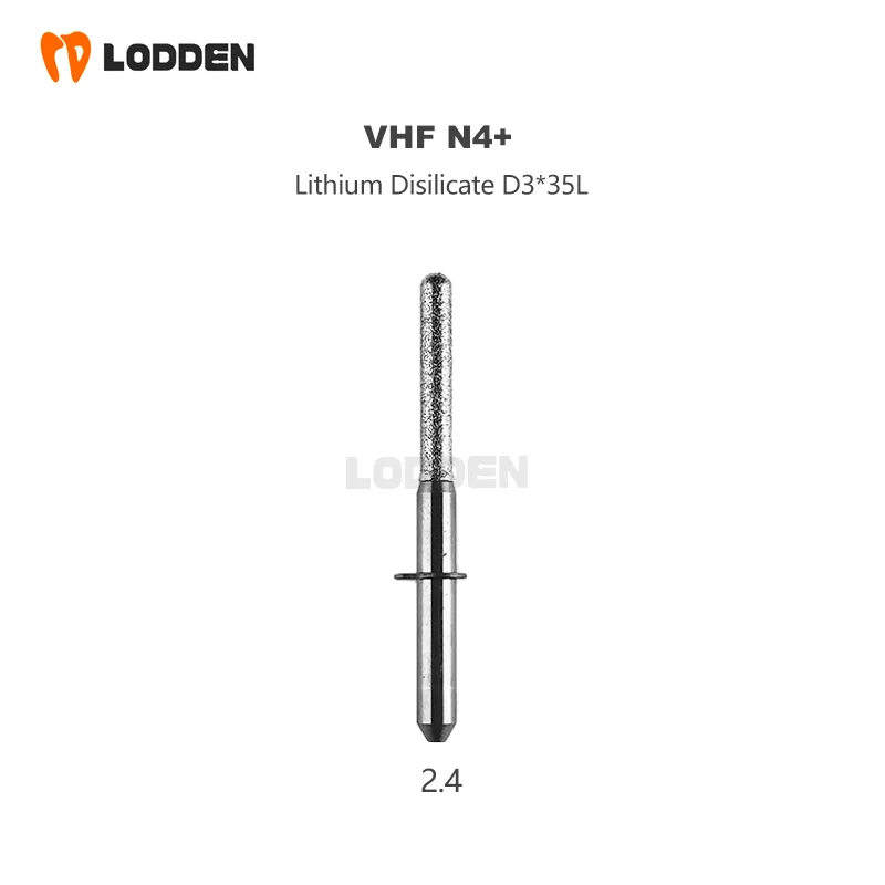 1 stücke Dental labor vhf n4 Fräs bohrer für Glaskeramik-Lithiumdisilikate-D3-Fräser 0.6/1.0/2,4 Diamant schleif werkzeuge,dental fräsen – Detail 3