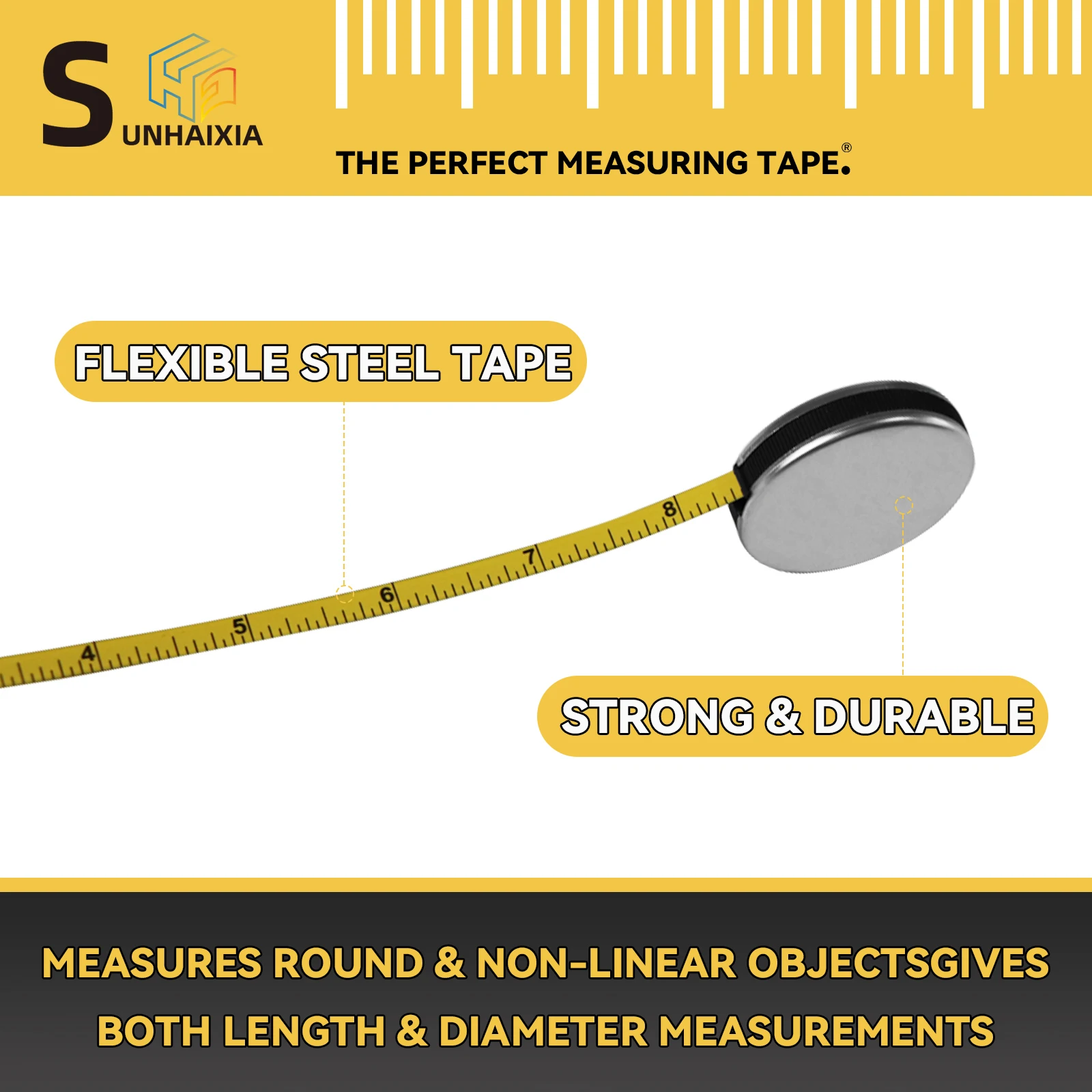 Stainless Steel Tape Measure Length and Diameter of Objects in Centimeters and Inches With Two Types tape measure measuring tape