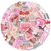 50PCS Pink Smut Bookish Reader Sticker Aesthetic Love Cute Girls Decals for Kindle Ipad Phone Laptop Diary Decor Sticker Pack 2