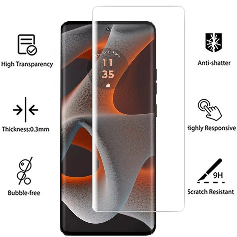 3D Curved HD Full Glue UV Tempered Glass Screen Protector