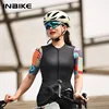 INBIKE Women's Cycling Short Sleeve Bicycle Top Shirts Slim Fit Breathable Biking Riding Clothes for Women with Rear 3 Pockets 4